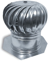 Master Flow AIC12 Rotary Turbine Ventilator, 12 in Dia Throat, Aluminum, Mill